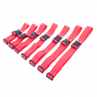 Красные ремни для бондажа, 7 шт./комплект photo 5