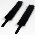 Наручники, черная мягкая искусственная кожа  photo 6