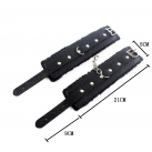 Наручники, черная мягкая искусственная кожа  photo 5