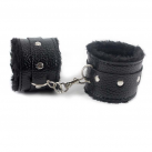 Наручники, черная мягкая искусственная кожа  photo 3
