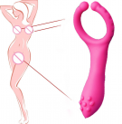 Вибрационный силиконовый зажим для сосков, клитора photo 2