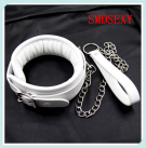 Наручники белые кожаные photo 5