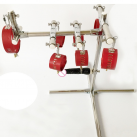 Металлическая секс машина с наручниками и ошейником для БДСМ игр photo 5