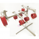 Металлическая секс машина с наручниками и ошейником для БДСМ игр photo 2