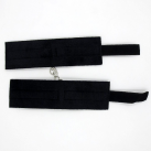 Мягкие черные наручники photo 6