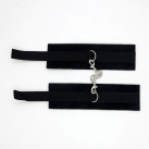 Мягкие черные наручники photo 1