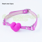 Кляп розовый с сердечком photo 2