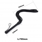 Плеть черная, пвх  photo 4