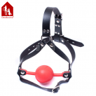 Красный силиконовый кляп Davidsource, 48 мм  photo 3