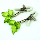 Зажимы из нержавеющей стали с листьями photo 3