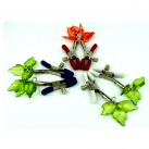 Зажимы из нержавеющей стали с листьями photo 1