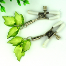 Зажимы из нержавеющей стали с листьями photo 2