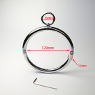 Ошейник из нержавеющей стали с кольцом, 120 мм photo 3