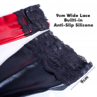 Латексные чулки с кружевами photo 3