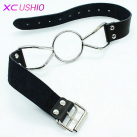 Кожаный расширитель для рта со стальным кольцом photo 3