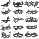 Маска кружевная. Черная. photo 3