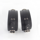 Черные кожаные манжеты на бедра для мужчин photo 1