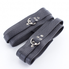 Черные кожаные манжеты на бедра для мужчин photo 5