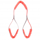 Кожанные манжеты для БДСМ (красный/черный) photo 3