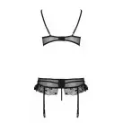 Сексуальный комплект с поясом для чулок LOVELIA SET black XXL/XXXL - Passion photo 6