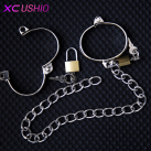 Металлические наручники на лодыжки. 1 шт. Нержавеющая сталь. photo 4