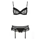 Сексуальний комплект з поясом для панчіх LOVELIA SET black XXL/XXXL - Passion photo 5