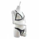 БДСМ костюм. Бюстгальтер, трусики. Кожа. photo 3