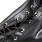 Маска с открытыми глазами и ртом. Кожа.  photo 6