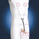 Зажимы для сосков с кольцом для пениса. Металл. photo 2