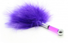 Щекоталка из пера с короткой ручкой photo 6