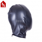 Черная кожаная маска Davidsource Tight Fit photo 5