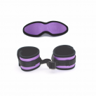 Атласные наручники с маской на глаза photo 4