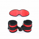 Атласные наручники с маской на глаза photo 2