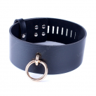 Кожаный ошейник с кольцом photo 1