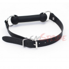 Черный силиконовый кляп Smspade photo 4