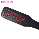 Шлепалка для порки. Черный. Кожа. photo 2