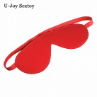 Кожаный секс набор, цвет красный, 7 шт./комплект photo 4