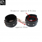 Кожаные наручники и плеть EJMW ELDJ48, 2 шт./комплект photo 1