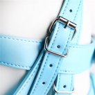 Голубая маска из исскуственной кожи photo 6