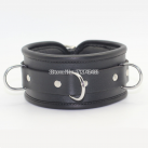 Ошейник кожаный. Мягкий. С поводком. photo 3