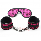 Наручники с повязкой на глаза. Розовый. photo 2