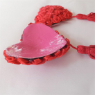 Наклейники на соски в виде сердечек с бахромой photo 4