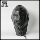 Черная кожанная маска photo 2