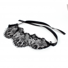 Кружевная повязка на глаза и наручники photo 4