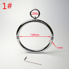 Металлический ошейник с зажимами для сосков, диаметр 120/140 мм, 350 гр photo 6