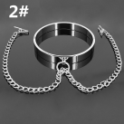 Металлический ошейник с зажимами для сосков, диаметр 120/140 мм, 350 гр photo 5