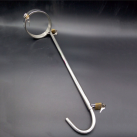 Металлический ошейник с анальным крюком photo 3