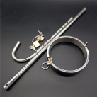 Металлический ошейник с анальным крюком photo 4