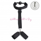 Манжеты для связывания, кляп с мячиком. photo 2