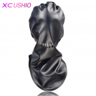 Кожанна маска без отверстий для БДСМ photo 3